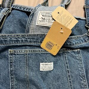 Levi's Classic Blue Denim Overalls